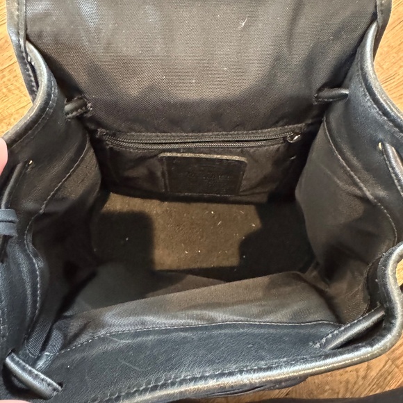 Brighton Vintage Monica Two Toned Leather Backpack A364587 Bag Croc Embossed main image 6
